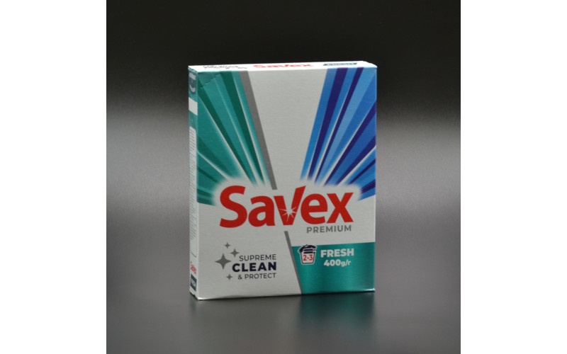 Порошок для прання "Savex" / Автомат / 2в1 / Fresh / 400г