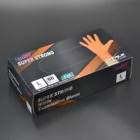 Перчатки нитриловые CARE365 Super strong / оранжевые / без пудры / не стерильные / размер-L / 25 пар Перчатки нитриловые CARE365 Super strong / оранжевые / без пудры / не стерильные / размер-L / 25 пар