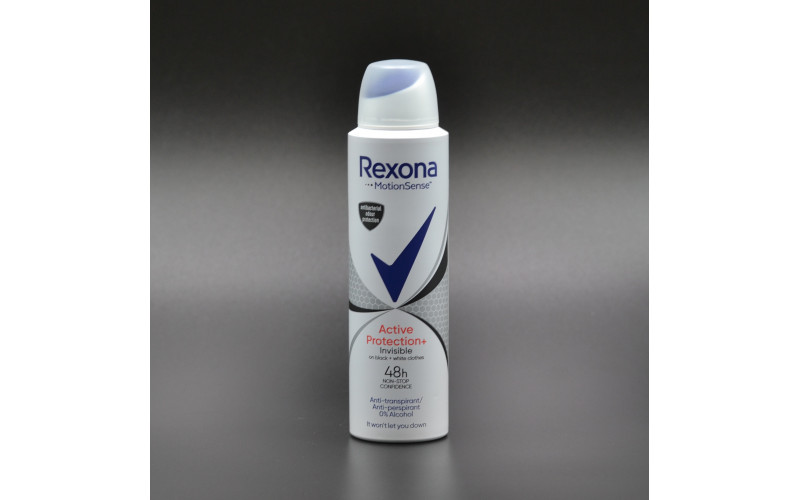 Антиперспірант аерозольний "Rexona" / Active protection+ Invisible / 150 мл