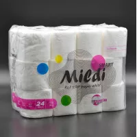 Туалетная бумага Кохавинка Mildi Smart / 2-слойная / белая / 11,5 м / 24 шт