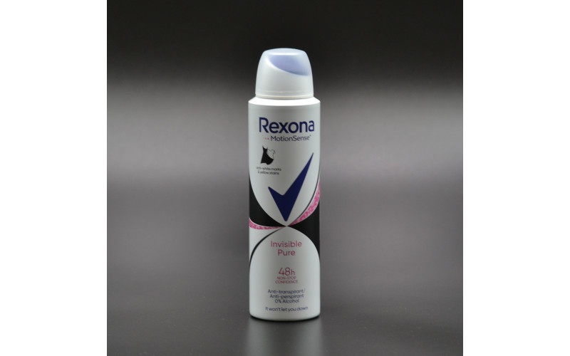 Антиперспірант аерозольний "Rexona" / Invisible pure / 150 мл