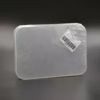 Кришка R64L для контейнера з харчової фольги SP64L / прямокутна / поліетиленова / 100 шт