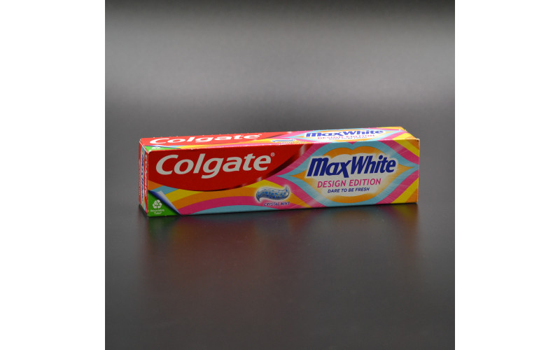 Зубна паста "Colgate" / Max white / Desing Edition / 100 мл