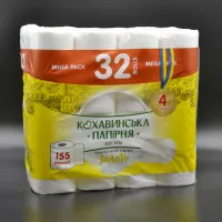 Туалетная бумага Кохавинка / Золото / 4-слойная / 32 шт