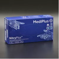 Перчатки нитриловые MediPlus NitryPlus / фиолетовые / без пудры / не стерильные / размер-M / 100 шт