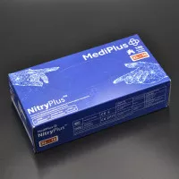 Перчатки нитриловые MediPlus NitryPlus / фиолетовые / без пудры / не стерильные / размер-XL / 100 шт