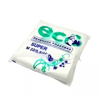 Пакет майка SUPER ECO / 22*44 см / 14 мкм / біла / 160 шт Пакет майка SUPER ECO / 22*44 см / 14 мкм / біла / 160 шт