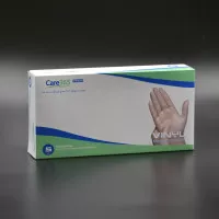 Рукавички вінілові CARE 365 / без пудри / не стерильні / розмір-S / 50 пар