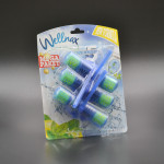 Туалетний блок "Wellnax" Blue Water / Лимон / 3*50 г