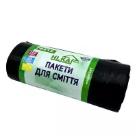 Пакеты для мусора НІ.КА / черные / 160 л / 20 шт