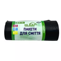 Пакеты для мусора НІ.КА / черные / 160 л / 20 шт Пакеты для мусора НІ.КА / черные / 160 л / 20 шт