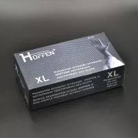 Перчатки нитриловые HOFFEN 3,5 г / черные / без пудры / не стерильные / размер-XL / 50 пар Перчатки нитриловые HOFFEN 3,5 г / черные / без пудры / не стерильные / размер-XL / 50 пар