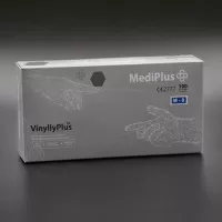 Рукавички вінілові MediPlus VinyllyPlus / без пудри / не стерильні / розмір-M / 50 пар