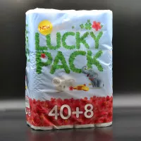 Туалетний папір Lucky pack / 2-шаровий / білий / 15 м / 48 шт