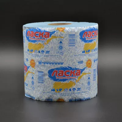 Рушник паперовий Ласка / синій / 150 м / 2 шт Рушник паперовий Ласка / синій / 150 м / 2 шт