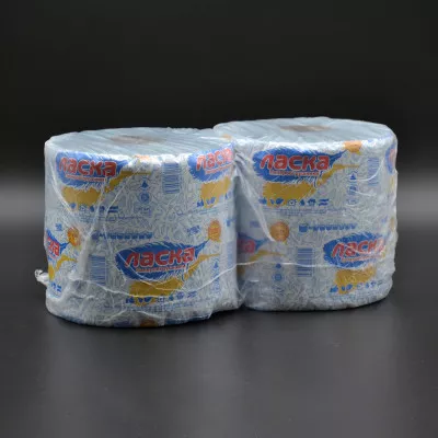 Рушник паперовий Ласка / синій / 150 м / 2 шт