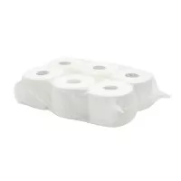 Туалетний папір Papero TP035-6 / 2-шаровий / білий / 50 м / 6 шт