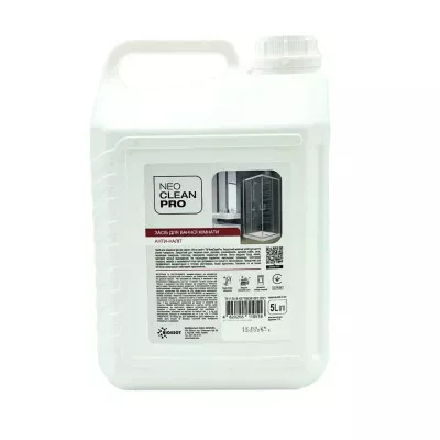 Средство для мытья ванн и сантехники NEO CLEAN PRO 5 л Средство для мытья ванн и сантехники NEO CLEAN PRO 5 л