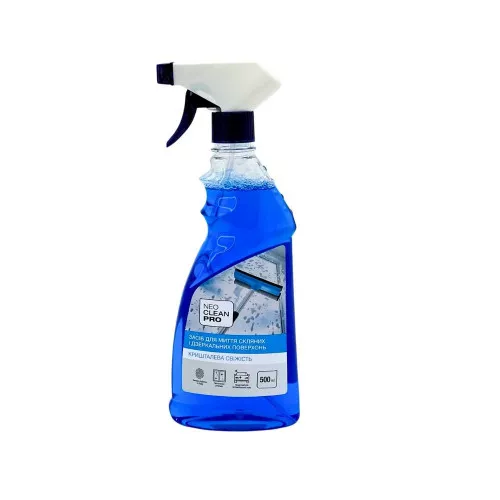 Средство для мойки стекла NEO CLEAN PRO / с распылителем / Хрустальная свежесть / 500 мл