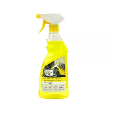 Засіб для миття скла NEO CLEAN PRO / з розпилювачем / Свіжий лимон / 500 мл Засіб для миття скла NEO CLEAN PRO / з розпилювачем / Свіжий лимон / 500 мл