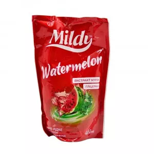 Мыло жидкое Mildy / Watermelon / Дой-пак / 460 мл Мыло жидкое Mildy / Watermelon / Дой-пак / 460 мл
