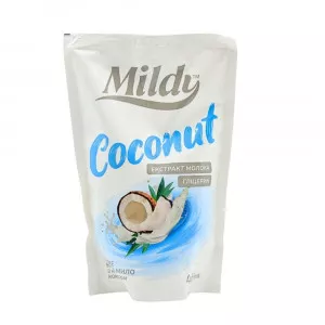 Мыло жидкое Mildy / Coconut / Дой-пак / 460 мл Мыло жидкое Mildy / Coconut / Дой-пак / 460 мл