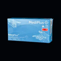 Перчатки нитриловые MediPlus NitryPlus 3,7 г / синие / без пудры / не стерильные / размер-L / 100 шт
