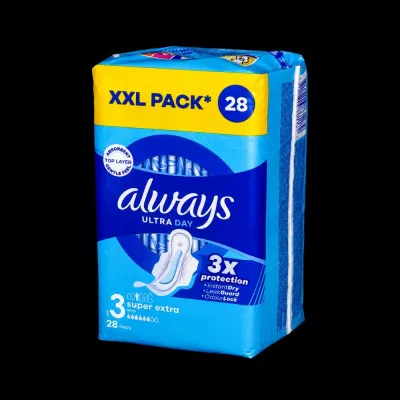 Прокладки Always Ultra Super Extra / 6К / 28 шт Прокладки Always Ultra Super Extra / 6К / 28 шт