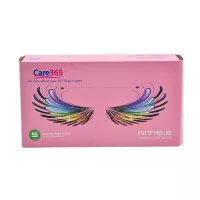 Перчатки нитриловые CARE365 / розовые / без пудры / не стерильные / размер-S / 50 пар Перчатки нитриловые CARE365 / розовые / без пудры / не стерильные / размер-S / 50 пар