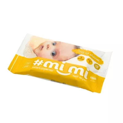 Салфетки влажные MiMi / Детские / 15 шт Салфетки влажные MiMi / Детские / 15 шт