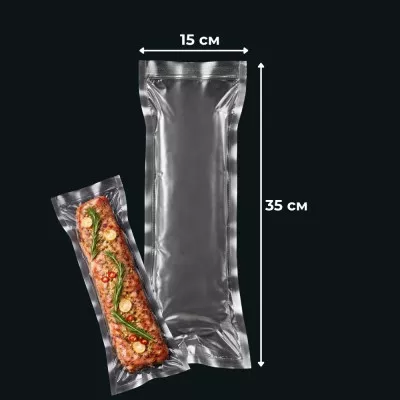 Пакет вакумный прозрачный / 150*350 мм / 60 мкм / 1000 шт Пакет вакумный прозрачный / 150*350 мм / 60 мкм / 1000 шт