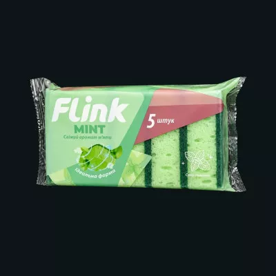 Губки кухонные Flink / Mint / 5 шт