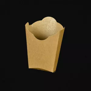 Коробка для картоплі Фрі / крафт / S / 85*115*45 мм / 50 шт Коробка для картоплі Фрі / крафт / S / 85*115*45 мм / 50 шт