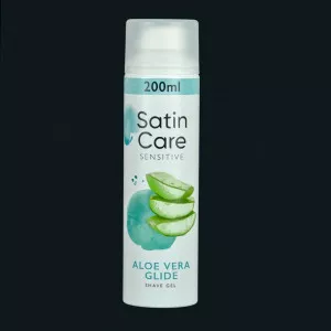 Гель для гоління Gillette Satin Care / Алоє / 200 мл Гель для гоління Gillette Satin Care / Алоє / 200 мл