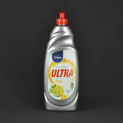 Засіб для миття посуду Deluxe / Лимон та лайм / 850 мл Засіб для миття посуду Deluxe / Лимон та лайм / 850 мл