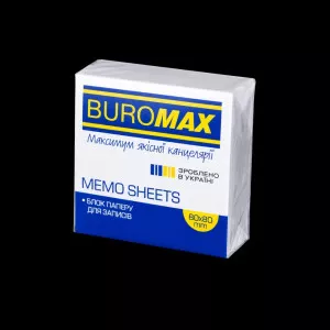 Блок паперу для записів BUROMAX ОС-5101  / 80*80*40 мм
