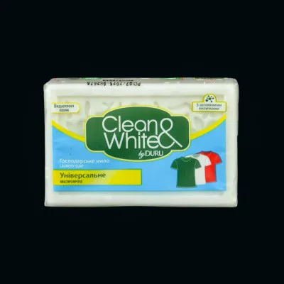 Мило господарське DURU Clean&White / Універсальне / 4*120 г Мило господарське DURU Clean&White / Універсальне / 4*120 г