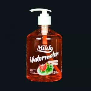 Мило рідке Mildy / з дозатором / Waterlemon / 520 мл Мило рідке Mildy / з дозатором / Waterlemon / 520 мл