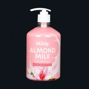 Мило рідке Mildy / з дозатором / Almond / 520 мл Мило рідке Mildy / з дозатором / Almond / 520 мл