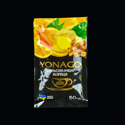 Фруктово ягідний чай YONAGO / Апельсин-Імбир-Кориця / 50 г Фруктово ягідний чай YONAGO / Апельсин-Імбир-Кориця / 50 г