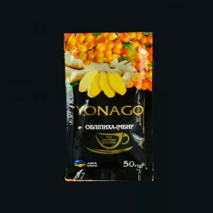 Фруктово ягідний чай YONAGO / Обліпиха-Імбир / 50 г Фруктово ягідний чай YONAGO / Обліпиха-Імбир / 50 г