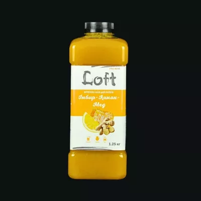 Фруктова база для напоїв Loft / Імбир-Лимон-Мед / 1250 г Фруктова база для напоїв Loft / Імбир-Лимон-Мед / 1250 г
