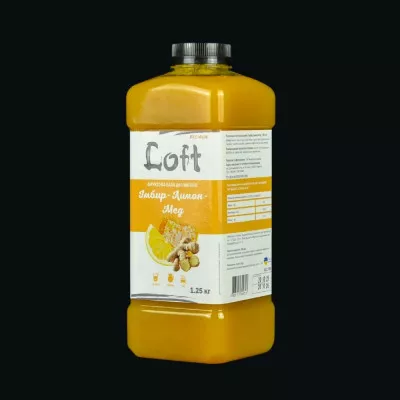 Фруктова база для напоїв Loft / Імбир-Лимон-Мед / 1250 г Фруктова база для напоїв Loft / Імбир-Лимон-Мед / 1250 г
