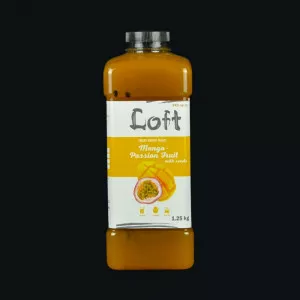 Фруктова база для напоїв Loft / Манго-Маракуя, з кісточкою / 1250 г