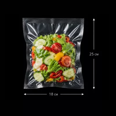 Пакет вакумний прозорий 180*250*90мк(паком по 100) Пакет вакумний прозорий 180*250*90мк(паком по 100)