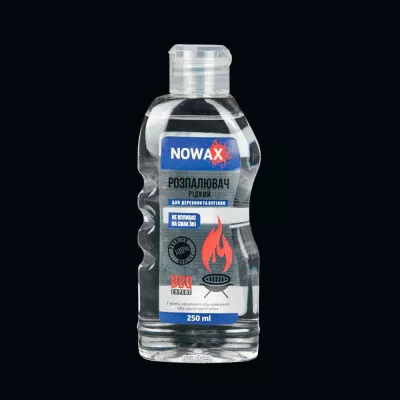 Разжигатель жидкий Nowax / для дерева и угля / 250 мл Разжигатель жидкий Nowax / для дерева и угля / 250 мл