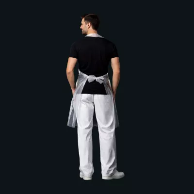 Фартух одноразовий LDPE / білий / 76*130 см / 51 мкм / 25 шт Фартух одноразовий LDPE / білий / 76*130 см / 51 мкм / 25 шт