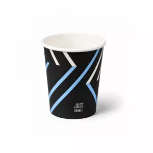 Стакан бумажный Е / 185 мл / Черный, Just Drink IT / №80ST / 50 шт Стакан бумажный Е / 185 мл / Черный, Just Drink IT / №80ST / 50 шт