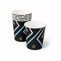 Стакан паперовий Е / 185 мл / Чорний, Just Drink IT / №80ST / 50 шт Стакан паперовий Е / 185 мл / Чорний, Just Drink IT / №80ST / 50 шт