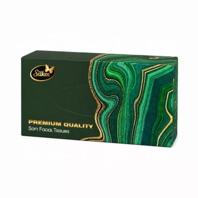 Серветки в коробці Silken PREMIUM / 3-шарові / 70 шт Серветки в коробці Silken PREMIUM / 3-шарові / 70 шт
